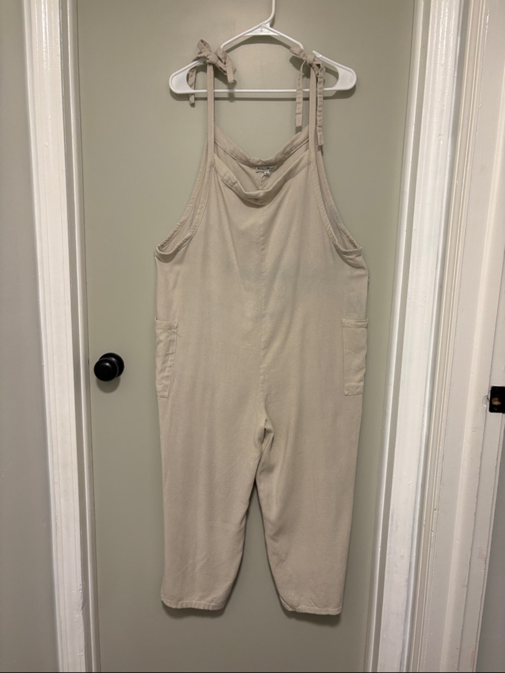 Hunter & Brown linen jumpsuit. Size L